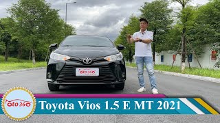 Bán xe Toyota Vios E 2021, 1 chủ từ mới, full lịch sử hãng, còn mới nguyên zin từ dàn lốp, lốp sơ cu