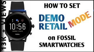 How to set Retail or Demo Mode in Smartwatches