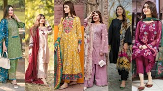 Casual lawn dresses collection || Lawn designer dresses || Lawn dress design ideas 2023