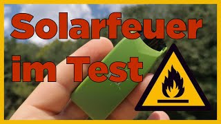 Solarfeuerzeug im Test. Solar Brother.