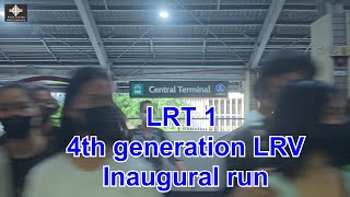 LRT 1 - 4th generation inaugural run 07.19.2023