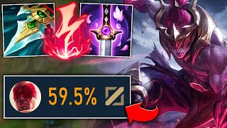 LEE SIN MID HAS A 59.5% WIN-RATE RIGHT NOW! (#1 MID LANER) ABUSE THIS!