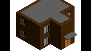 Создание второго этажа(самый простой коттедж): Revit #8