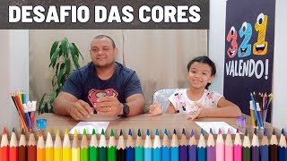 DESAFIO DAS CORES COM PERSONAGENS