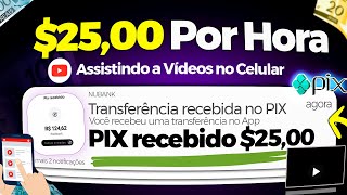 *NOVO* APP PARA GANHAR DINHEIRO no PIX Assistindo Vídeos 2024 [SAQUE R$25,00 HOJE AINDA] 😮