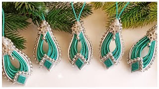 🎄 НОВОГОДНИЕ ИГРУШКИ НА ЁЛКУ 🎄 из фоамирана /Christmas Ornaments/ DIY Christmas