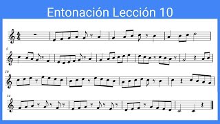 Entonación con Instrumental Lección 10 Sociedad Didáctico Musical