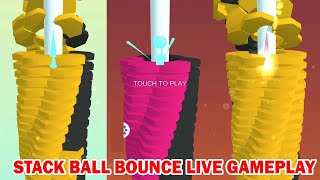 Stack Ball Gameplay Live | Live Games | Vilaiyatipillai