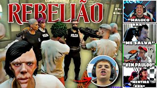 Rebelião Do Paulinho o Loko Com Racha Ao Resgate do Boca de 09,Cabeleira e Tonhão| gta rp|Mini Clips