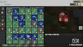 I notice a bug on the emote section. #minecraft