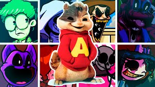 I'M ALVIN but Every Turn a Different Character Sings🎙 (FNF I'm Alvin but Everyone Sings It)