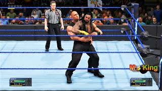 WWE 2k20 Roman Reigns VS The Rock (HUGE MATCH) Smackdown Live in Hindi Commentary