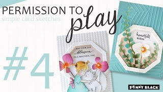 From cute to elegant…this sketch is versatile! | Octagon Filler | Permission to Play #4