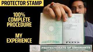 How I got Emigrant's Protection (Protector Stamp) on my work visa | Complete Procedure