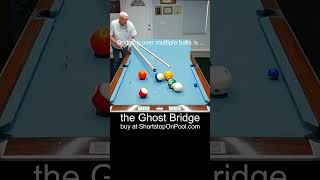 How to Bridge over Rack of Pool Balls #shorts #pool #billiard #bridge #crutch #howto #lesson