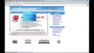 AJ Smith Federal Saving Bank Online Banking Login Instructions