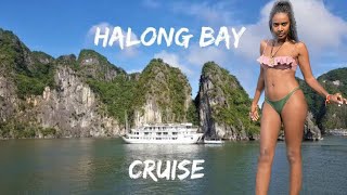 118$ for a night in a Super Yacht. Ha long bay Vietnam 🇻🇳 @rachelannepeterson