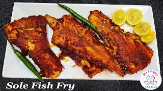 Sole Fish Fry | Pan Fish Fry | Leppo Fry | Nang Fish Fry |Crispy fish fry By Me Recipes🦦🦦Recipe # 45