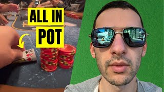 $600 ALL IN POT on my FIRST HAND (Poker Vlog 10)