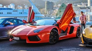 CRAZY Aventador tunnel run in Monaco - driven by Seb Delanney