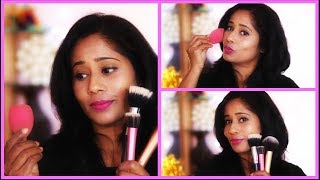 How To Use A Beauty Blender in Telugu || How To Do Makeup with Beauty Blender in Telugu