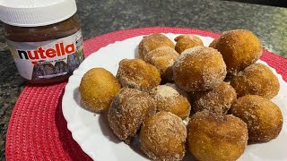 COMO FAZER BOLINHO DE CHUVA RECHEADO COM NUTELLA.