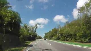 Driving in Miami towards Key Biscayne 20-05-16