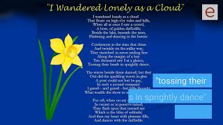 What is the theme for "The Daffodils" ("I Wandered Lonely as a Cloud") by W. Wordsworth?