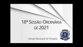 18ª Sessão Ordinária de 2021