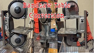 How To Build A Simple, Quick & Easy Vertical Harbor Freight Portable Band Saw Table