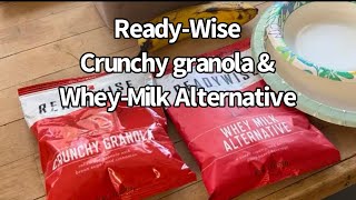 Cooking with Preps-Ready Wise- Crunchy Granola & Whey Milk ￼#prepping