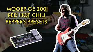 RED HOT CHILI PEPPERS | MOOER | GE 200 | JOHN FRUSCIANTE | PRESET | IMPULSE RESPONSE | @marcelguita