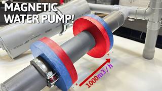 I Turn PVC Pipe Into a MAGNETIC Water Pump No Need Electric Power