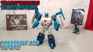 Топспин/Freezeout And Topspin, трансформер, обзор фигурки, серии Titans Return.