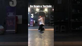 Go Down & Technic Tutorial #popping #dance #tutorial