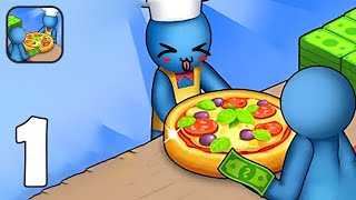 Pizza Shop: Idle Pizza Games -  Stickman Pizza Ready Shop Manager - Part 1 - Gameplay Walkthrough