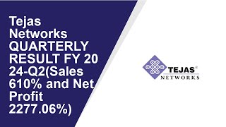 Tejas Networks Consolidated Quarterly Result | Q2 Result 2024 | Tejas Networks latest news