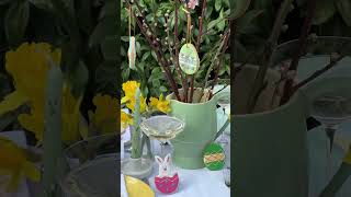 Easter Tablescape | Easter Table Styling #cookies #cookieart #easter #easterdecoration