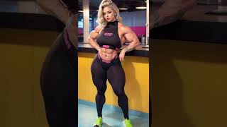 AI LookBook Muscle Girl | Girl Flexing Biceps | Female Biceps #fitness #ai #lookbook