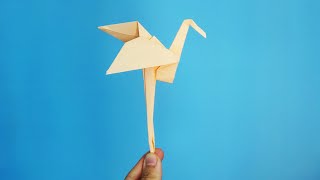 Cómo hacer un Flamenco de papel fácil - Origami