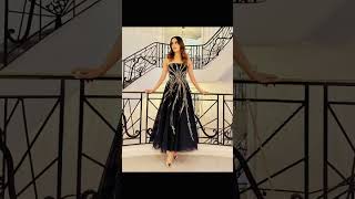 Manushi Chhillar's Hot dress | Manushi Chhillar's White Gown For Cannes 2023 With 100 Silk Layers