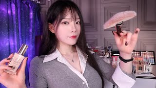 ASMR(Sub✔) Занятый айдол K-POP гримируется, ролевая игра, 1 час (за кулисами)