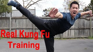 Shaolin Kung Fu Wushu Butterfly Kick Training For Beginners