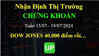 Nhận định thị trường chứng khoán tuần 15/07 - 19/07/2024