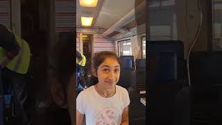 Little Girl Surprises Train Drivers and Railway Workers with Gifts!" #railway #train #trainvideo