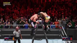 WWE 2K20 Epic Match: Adam Cole Vs Kenny Omega Extreme Rules 2/3 Falls Match