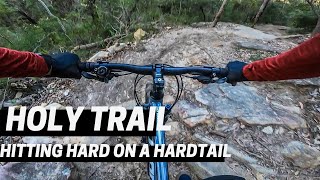 Holy Trail Loftus | Hitting Hard on Giant Hardtail Bike | Mountain Biking Sydney