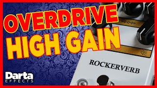 ROCKERVERB [PEDAL DE OVERDRIVE HIGH GAIN BASEADO NO AMPLIFICADOR DA ORANGE]