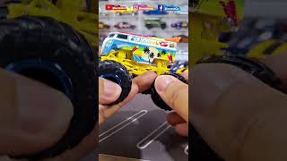 ASMR DIECAST CAR BLOWS AWAY VOLKSWAGEN DRAG BUS MONSTER TRUCK #shorts #asmr #hotwheels