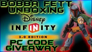 Disney Infinity 3.0 Boba Fett Unboxing PC Code Giveaway By DisneyToyCollector